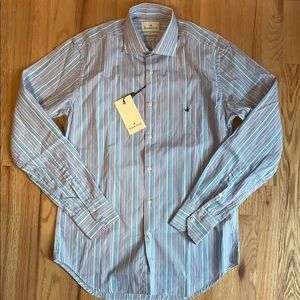 Men’s Brooksfield Slim Fit Dress Shirt NWT